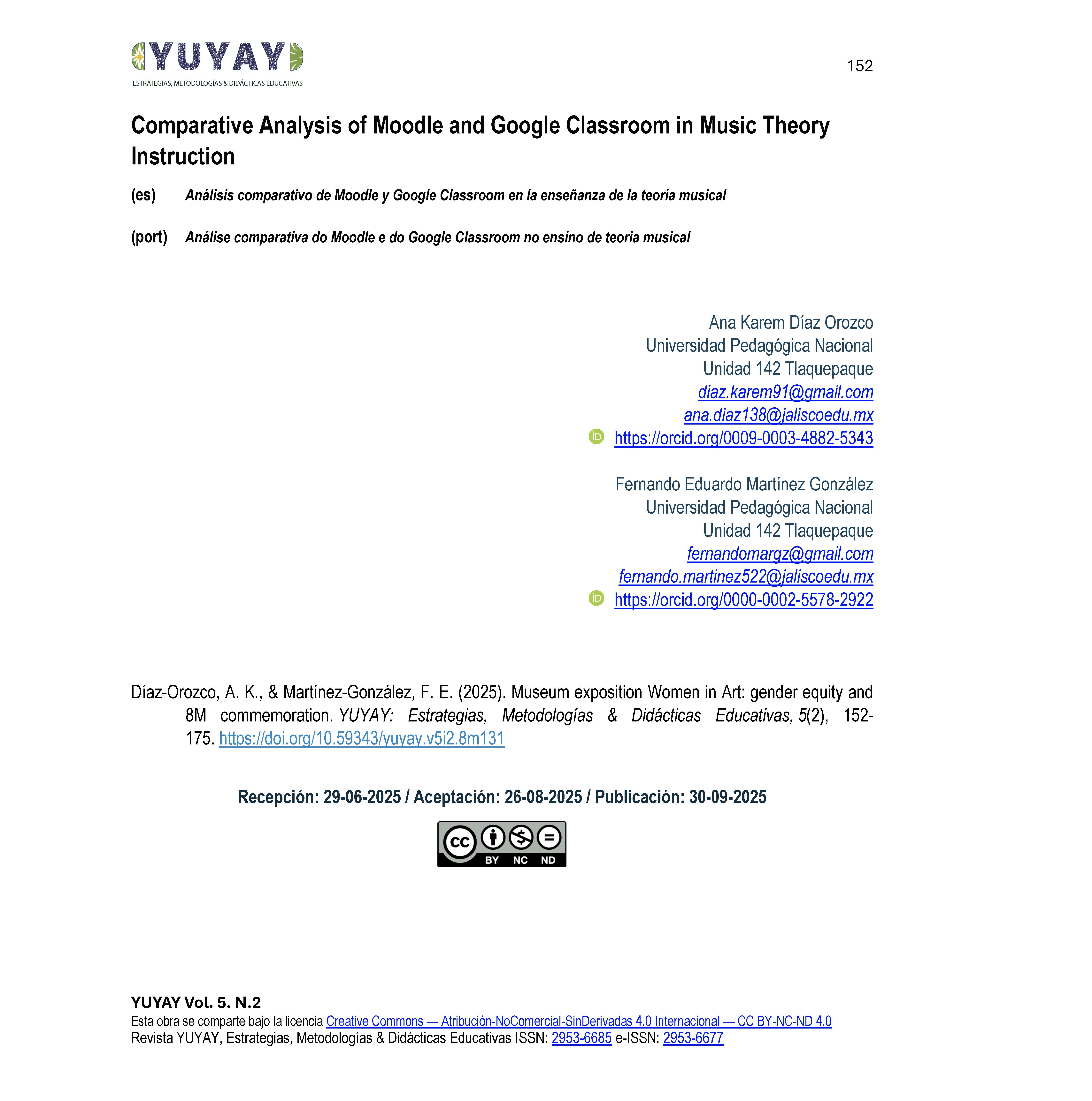 Comparative Analysis of Moodle and Google Classroom in Music Theory Instruction